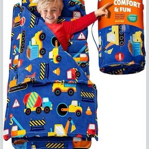 Kids Construction Theme Nap Mat